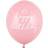 PartyDeco Latex Balloons Happy B-Day Pink