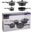 Excellent Houseware Non-Stick Cookware Set with lid 7 Parts