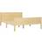 vidaXL Solid Pine 77cm Sengeramme 160x200cm