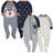 Gerber Baby Boys 4 Pack Sleep N Play Footie - Tiger/Hedgehog