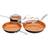 Gotham Steel Aluminum Ti-Ceramic Nonstick Cookware Set with lid 5 Parts