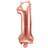 PartyDeco Foil Balloon Number 1 35cm Rose Gold