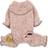 Touchdog Bark-Zz Full Body Ultra-Soft Dog Pajamas Jumpsuit Small