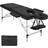 tectake Massagebriks i Aluminium med 2 zoner - Sort