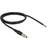 DeLock strømkabel DC-jackstik 5,5 mm x 9,5 mm (ID: 2,5 mm) til uisoleret ledning 95 cm
