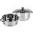 Renberg - Cookware Set with lid 3 Parts