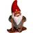 Rolf Berg Micro Santa on Skis Multicolored Prydnadsfigur 8cm
