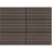 vidaXL terrassefliser 6 stk. 60x30 cm 1,08 m² WPC mørkebrun