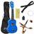 3Rd Avenue Soprano Ukulele Blue Pack