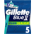 Gillette BlueII Slalom Engångsrakhyvlar 5 st