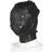 Rimba Justerbar Læder Maske Sort One-Size