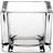 Olympia Glass Tealight Square Clear Candle Holder 5cm 6pcs