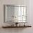 Yearn Mirrors Rectangular Wood Framed Wall Mirror, Champagne Wall Mirror