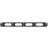 Lanberg AK-1205-B cable organizer 1U 19"