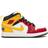 Nike Air Jordan 1 Mid SE PS - White/Black/University Gold/Gym Red