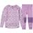 Helly Hansen Kid's Graphic Lifa Merino Base Layer Set - Wisteria Purple (48175-681)