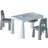 Liberty House Toys Kids Height Adjustable Table & Chairs Set 3pcs