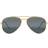 Ray-Ban Unisex Polarized Sunglasses, New Aviator 62 Legend Gold-Tone