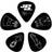 D'Addario Satriani Picks Black Light