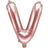 PartyDeco Folie ballong BOKSTAVER Rosaguld, 35 cm V