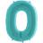 Grabo Jumbo Number 0 Pastel Blue Balloon