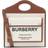 Burberry Two-tone Canvas and Leather Medium Pocket Bag - Natural/Malt Brown