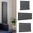 Anthracite, 600 910mm Flat Panel Radiators Horizontal Vertical Heater