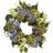 22-in. Silk Hydrangea Wreath, Purple