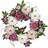 Nearly Natural 22 in. Artificial Peony Wreath