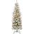 Best Choice Products 6 ft. Pre-Lit Incandescent Flocked Artificial with 250 Warm White Lights Christmas Tree 182.9cm