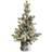 Nearly Natural Flocked Christmas Tree 61cm