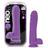 Blush Novelties Neo Elite 11 Inch Silicone Dual Density Cock With Balls Neon Purple in stock