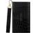 Ideal of Sweden iPhone 12 Mini Cassette Clutch Black Croco