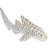 Wild Republic 21473 plyschzebrahaj, Living Ocean, gosedjur, plyschdjur, 66 cm, beige-vit