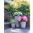 Ivyline Outdoor Chatsworth Zinc H50Cm W28Cm Vase