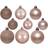 Decoris Baubles Blush Pink Julgranspynt 6cm 30st