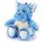 Warmies Plush Microwavable 13" Soft Toy Dragon (Blue)