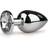 Easytoys Metal Butt Plug Sliver