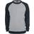 Urban Classics 2-Tone Raglan Crewneck - Grey/Black