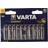 Varta 4106 Pack of 10 Alkaline Batteries AA, Blue