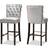 Baxton Studio Daphne Bar Stool 115.1cm 2pcs