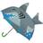 Stephen Joseph Shark Pop-Up Umbrella Blue