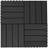 Be Basic Terrassefliser 22 Stk 30 x 30 cm 2 m2 WPC Sort