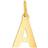 Nordahl Andersen Siersbøl A-Z Letter Pendant - Gold