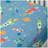 Bedlam Bedlam Supersonic Glow In The Dark Fitted Sheet Toddler
