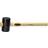 THOR 954 Black Rubber Mallet 74mm 750g Rubber Hammer