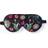 Fan Palm Sovemaske Silke Floral Garden Black Personlig pleje
