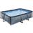 Exit Toys Rectangular Stone Pool with Filter Pump 2.2x1.5x0.65m