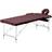 vidaXL foldbart massagebord 2 zoner aluminium lilla