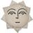 ferm LIVING Sun Komplett dekorationskudde Natur, Gul, Beige